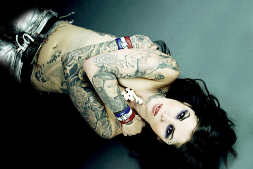 LA Ink's tattoo artist Kat Von D released her book, High Voltage Tattoo,